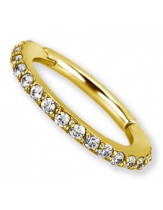 Anello clicker con cristalli 2